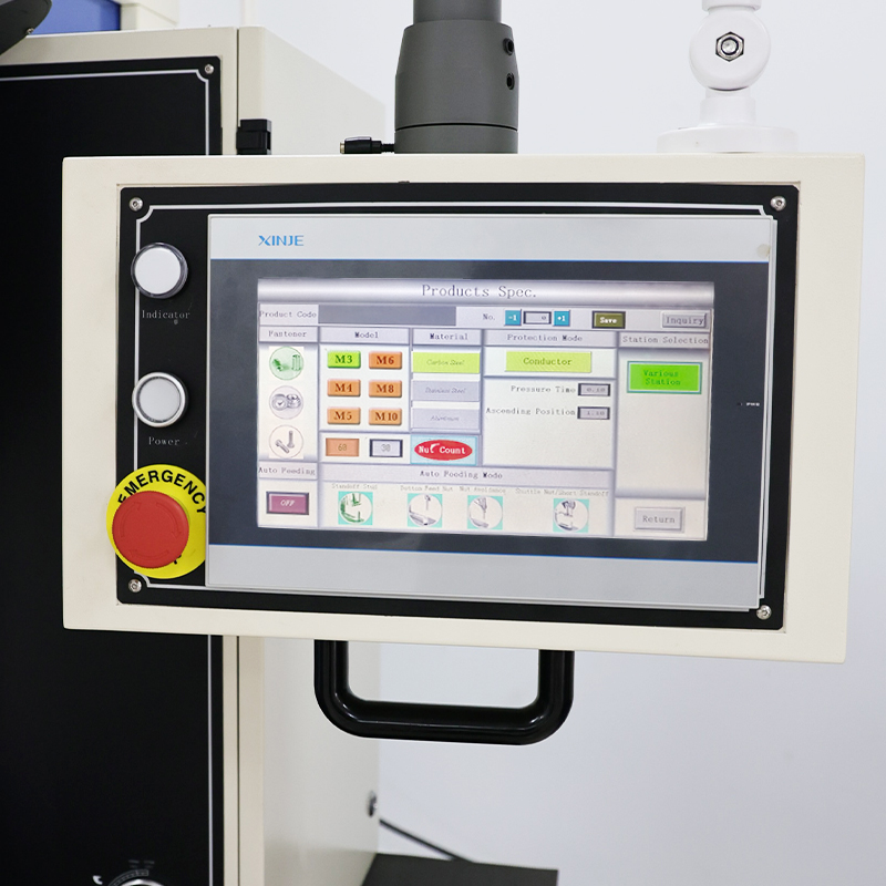 618MSPE 57KN MULTI LANGUATION AUTOMATIC FEEDER FEEDER FEEDERS PEM دستگاه پرچین